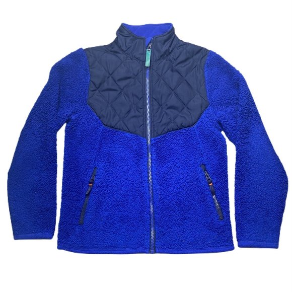 Champion Boys Blue Jacket w/Zip Closure Size M (8-10) - Picture 1 of 9